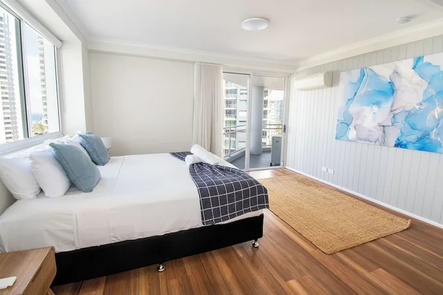 شقة ديلوكس بسرير كينج وثلاثة أسرّة بـ3 غرف نوم بمطبخ، Ocean Sands Resort Gold Coast 7/10