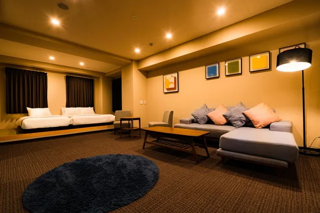 جناح رئاسي ركني بسريرين منفصلين بحوض جاكوزي في طابق مرتفع، Randor Residential Hotel Kyoto Suites 1/1