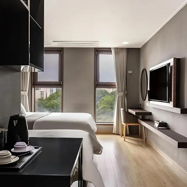 غرفة ديلوكس بسريرين منفصلين، Hotel Lart Gimpo 24/26