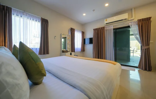 فيلا بسرير كينج وسرير فردي بـ3 غرف نوم، Gu Hotel 8/10