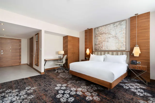 غرفة بسرير كينج لذوي الإعاقة، DoubleTree by Hilton Krakow Hotel & Convention Center 7/8