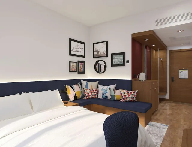 غرفة بسرير كوين لذوي الإعاقة، Hampton by Hilton Istanbul Arnavutkoy 2/8