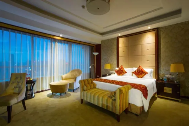 غرفة بسرير كينج بإطلالة على المتنزه للمدخنين، Days Hotel by Wyndham Lu'an Taiyuan 1/1