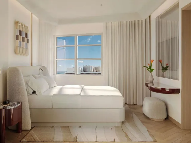 بنتهاوس بسريرين كينج بإطلالة على المدينة بغرفتي نوم، Delano Miami Beach 2/2