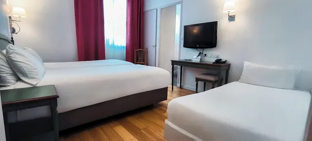 غرفة قياسية ثلاثية، Hotel Les Vignes Blanches 2/6