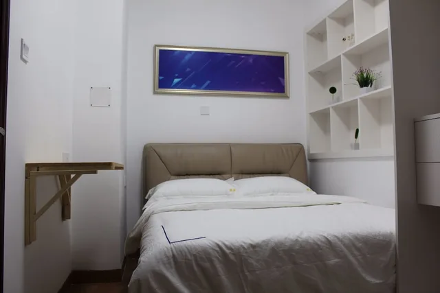 شقة ديلوكس بسرير كوين وسرير مزدوج بغرفتي نوم، Yue Jia Apartment Shenzhen Bay Branch 1/5