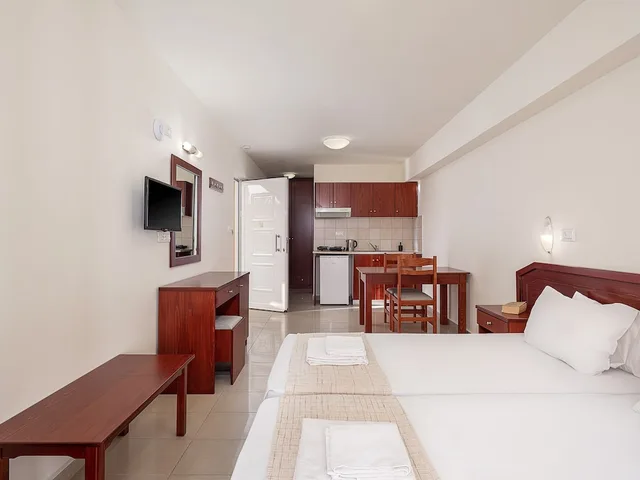 استوديو اقتصادي بسريرين منفصلين، Artemis Hotel Apartments 5/7