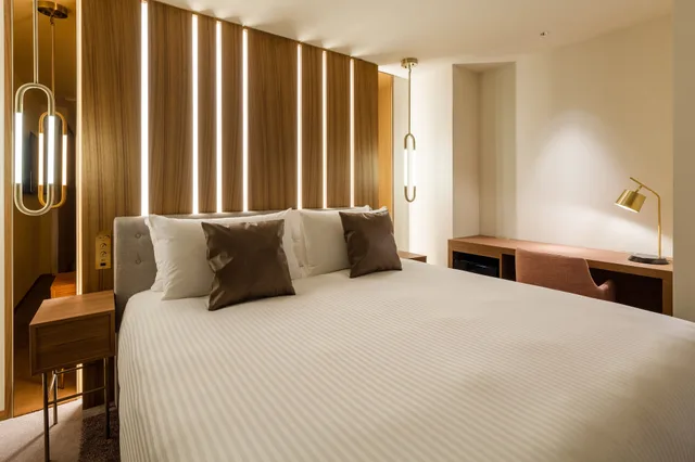 غرفة قياسية بسرير كينج لغير المدخنين، The OneFive Villa Fukuoka 3/6