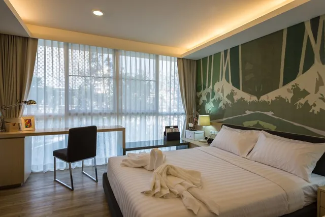 غرفة سوبيريور بسرير مزدوج أو سريرين منفصلين، The Idle Hotel & Residence 1/2