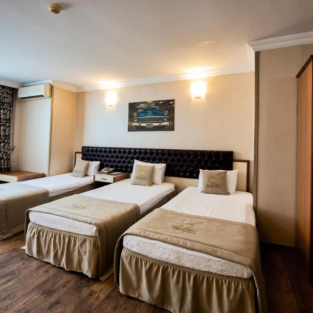 غرفة ثلاثية بسرير فردي، Kozan City Hotel 4/10