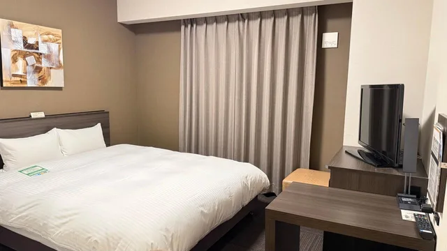 غرفة كومفورت بسرير مزدوج في طابق مرتفع، Hotel Route-Inn Hita Ekimae 1/2