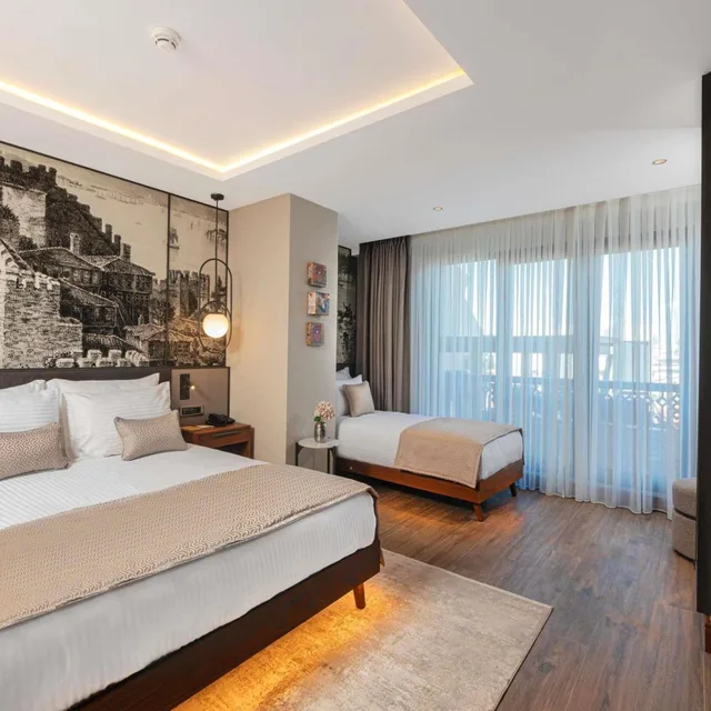 غرفة سوبيريور بسرير فردي وسرير كوين، Levni Istanbul Hotel Handwritten Collection 5/16