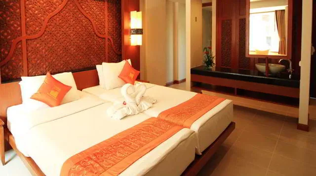 غرفة ديلوكس بسرير مزدوج أو سريرين منفصلين، Rawai Palm Beach Resort 1/2