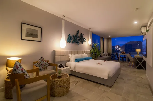 جناح تنفيذي بسرير كينج بإطلالة على المدينة، Damrei Angkor Hotel 1/2