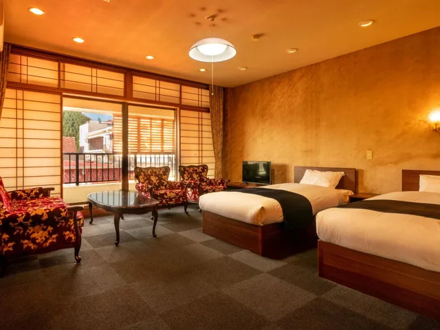 Inner, Japanese Western, Junior Suite, City View, Indoor Bath، Ooedo Onsen Monogatari Unzen Toyokan 2/2