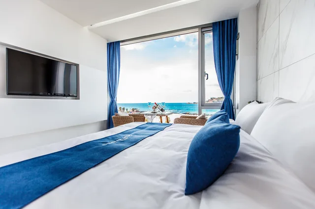 غرفة ديلوكس بسرير كوين، Bluespring Boutique Hotel 4/8