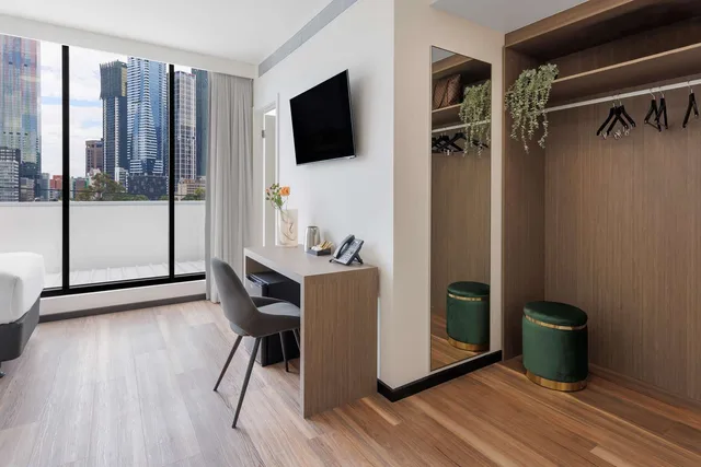 غرفة تنفيذية بسريرين منفصلين وسرير كينج بإطلالة على المدينة، Best Western Queen Victoria Market Hotel 11/13