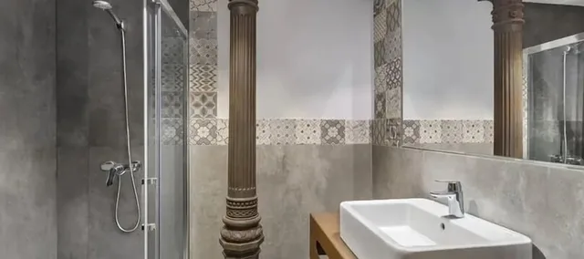 غرفة بسريرين منفصلين بإطلالة على الفناء، B&B HOTEL Madrid Centro Plaza Mayor 6/6