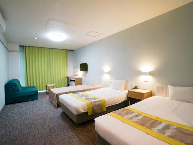 غرفة بسريرين منفصلين، Hotel Caretta Amami 3/4