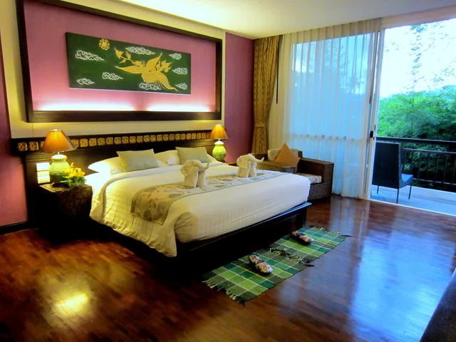غرفة ديلوكس تنفيذية بسرير كينج، Mountain Creek Wellness Resort 2/3