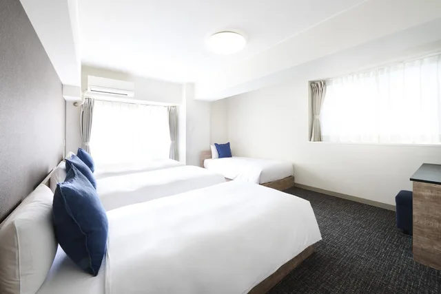غرفة بأربعة أسرّة، Montan Hakata Hostel 1/1
