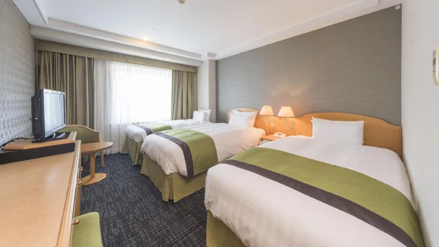 غرفة ديلوكس ثلاثية بسريرين منفصلين، Hotel Jal City Aomori 1/1