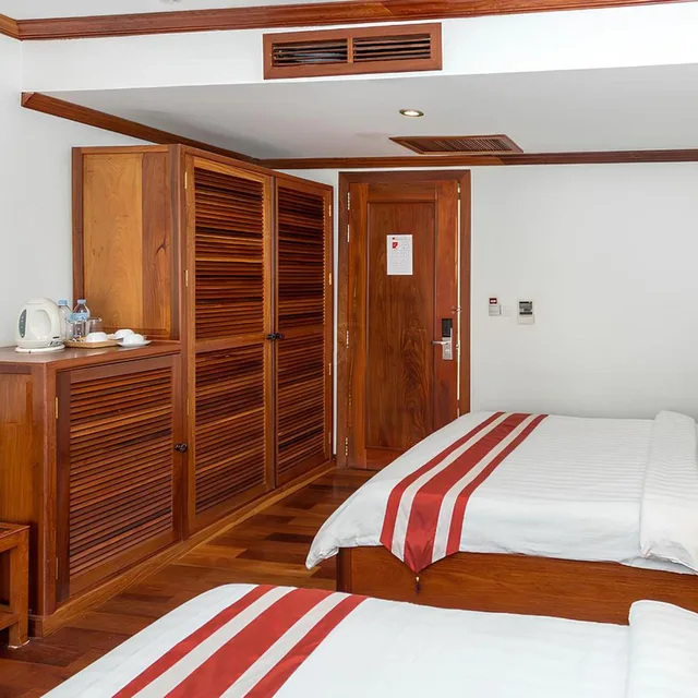 غرفة ديلوكس بسريرين منفصلين بشرفة، Cheathata Cta Hotel Siem Reap 10/10