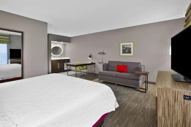 جناح استوديو بسرير كينج مع أريكة، Hampton Inn & Suites Springboro/Dayton Area South 1/4