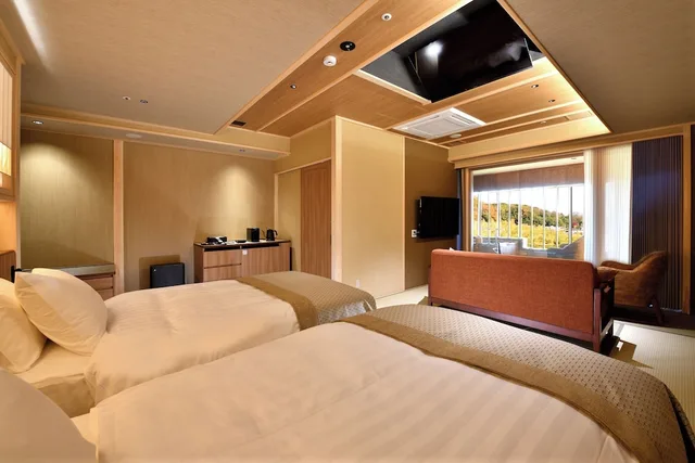 Japanese, Suite, Twin Beds, Outdoor Bath، Yumotokan 2/2