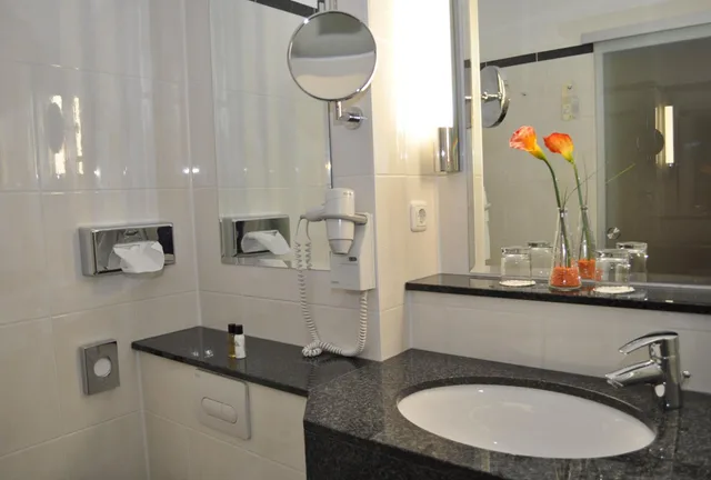 غرفة مفردة بشرفة، Ringhotel Zweibruecker Hof 5/5