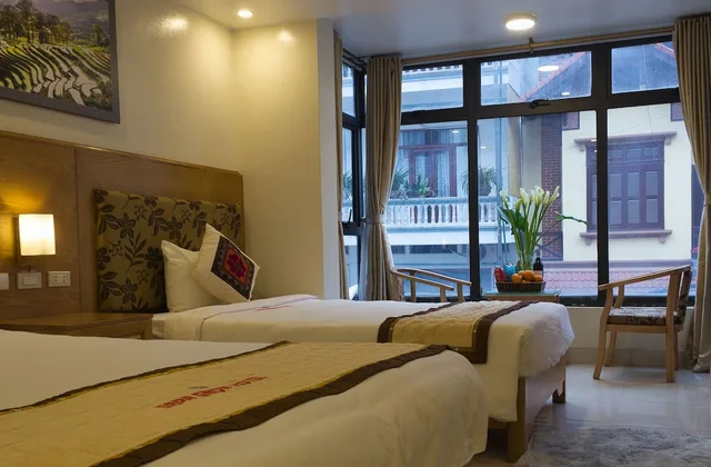 غرفة ديلوكس بسريرين كوين، Sapa Snow Hotel 10/10