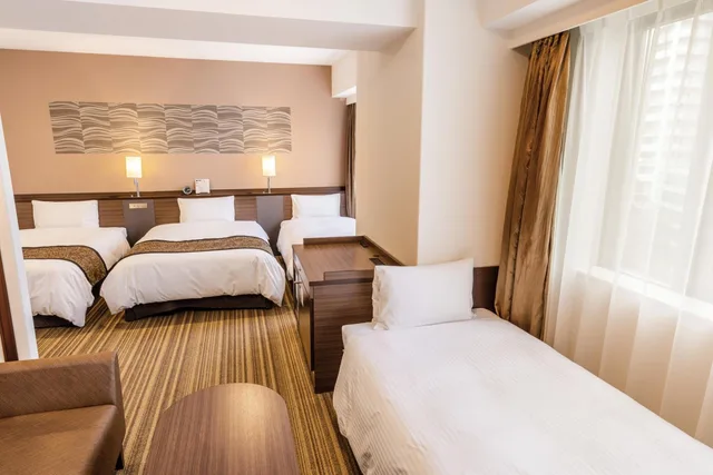 غرفة بريميوم رباعية، Vessel Inn Sapporo Nakajima Park 2/5