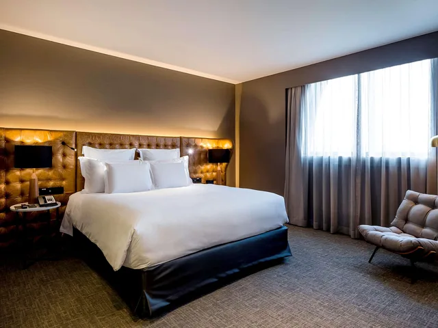 جناح تنفيذي تنفيذي بسرير كينج مع دخول الصالة، Pullman Sao Paulo Guarulhos Airport 6/10