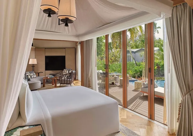 فيلا بسرير كينج، Waldorf Astoria Seychelles Platte Island 4/6