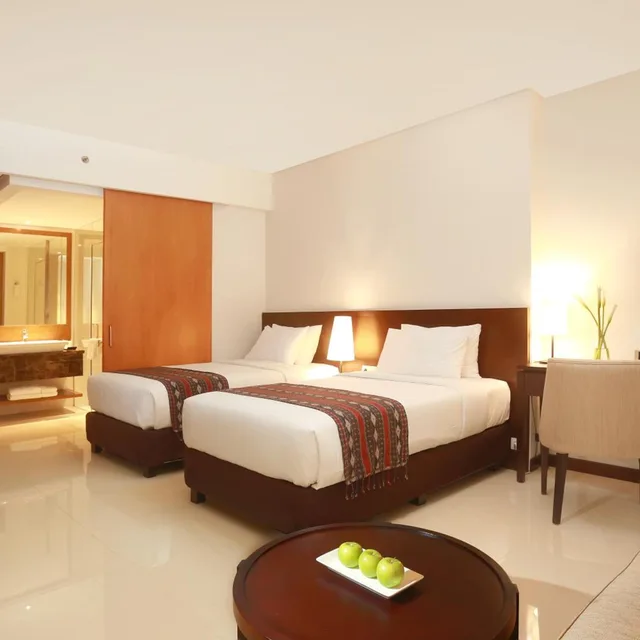 غرفة غراند ديلوكس بسريرين منفصلين، Wimarion Hotel Semarang 1/9