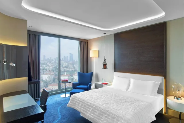 غرفة ديلوكس بسرير كينج بإطلالة على المدينة، Le Meridien Istanbul Etiler 3/9