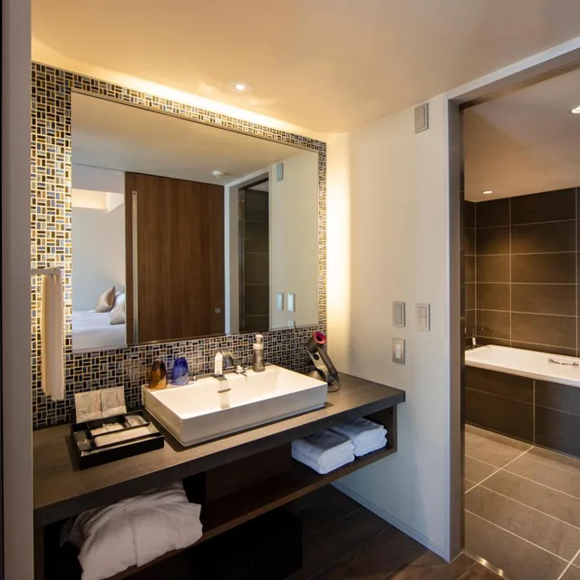 غرفة تنفيذية بسرير مزدوج مع أريكة، Karaksa Hotel Premier Tokyo Ginza 2/3