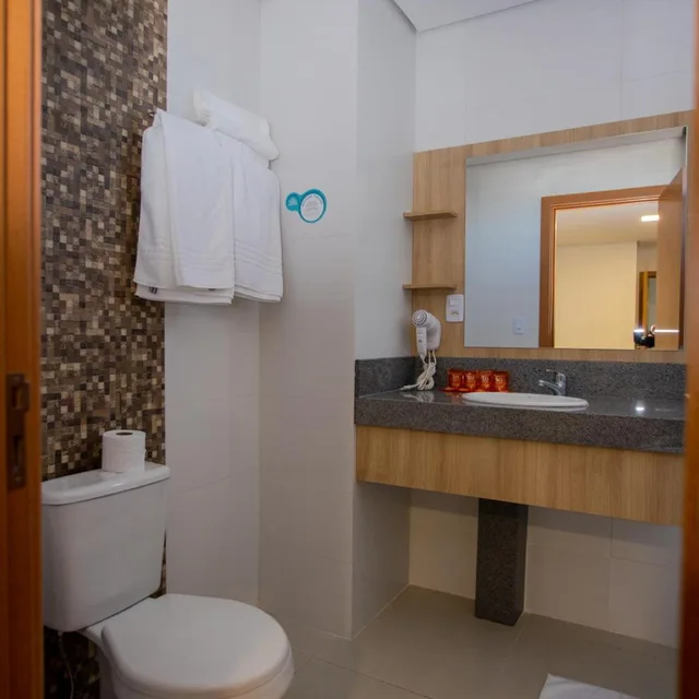 Flat, Single, Double Bed، Tri Hotel Chapeco 4/5