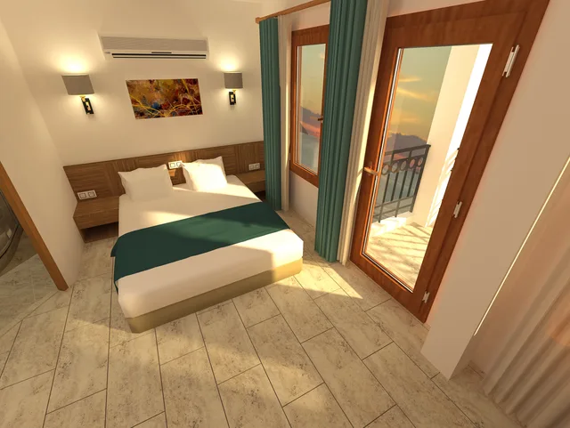 غرفة ديلوكس بإطلالة على البحر، Medusa Hotel 2/3