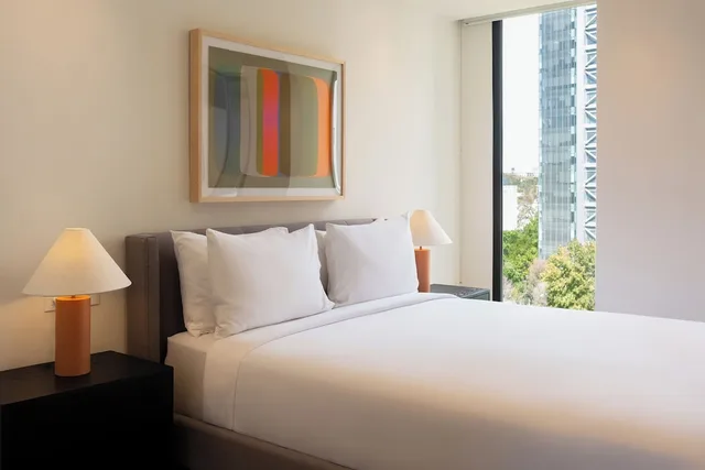 شقة بشرفة مفردة بسرير كوين، Crisol Suites Condesa 3/5