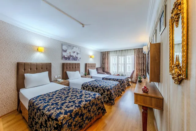 غرفة ديلوكس ثلاثية بثلاثة أسرّة، Hamit Hotel 4/10