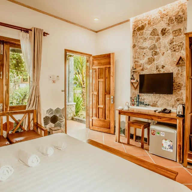 بنغل عائلي بإطلالة على الحديقة، Miana Resort Phu Quoc 7/10