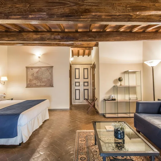 غرفة بسرير مزدوج أو سريرين منفصلين بإطلالة على المدينة، Palazzo Squarcialupi 8/10