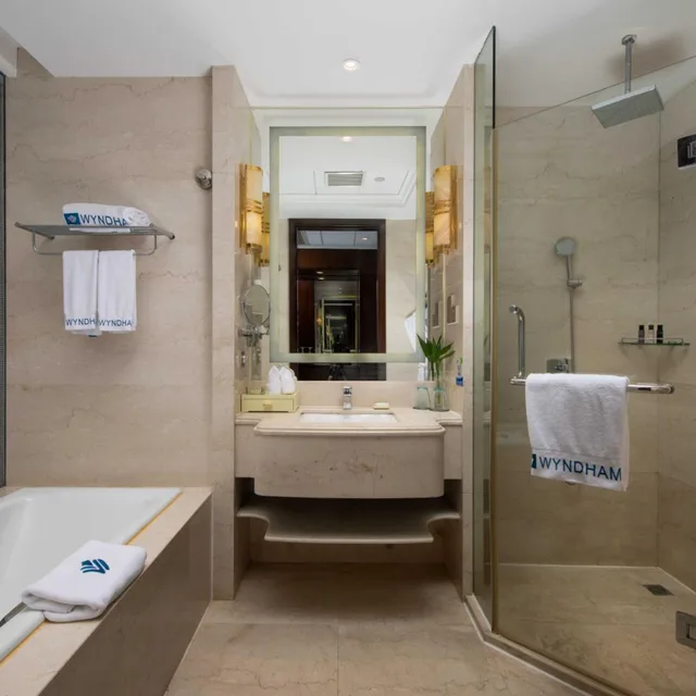 غرفة بسريرين منفصلين، Wyndham Grand Plaza Royale Changsheng Jiangyin 5/6