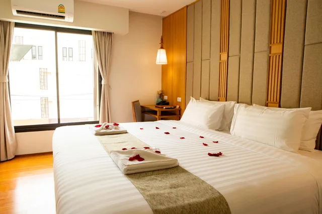 غرفة سوبيريور بسرير مزدوج أو سريرين منفصلين، Lanna Thaphae Hotel 4/10