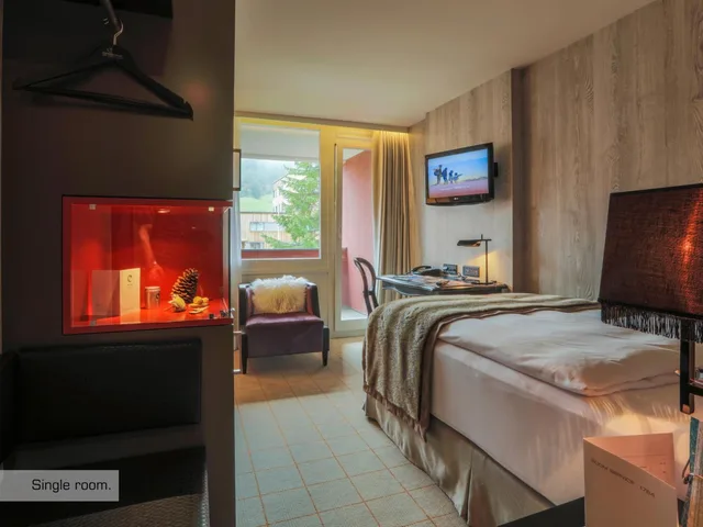 غرفة مفردة، Grischa Das Hotel Davos 3/5