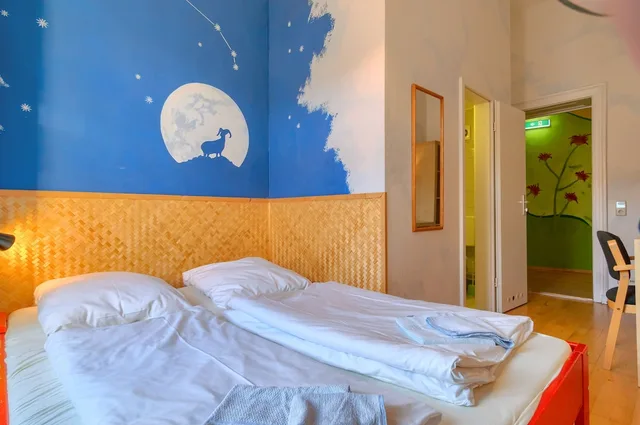 غرفة أساسية بسرير مزدوج، Hostel Mondpalast 7/9