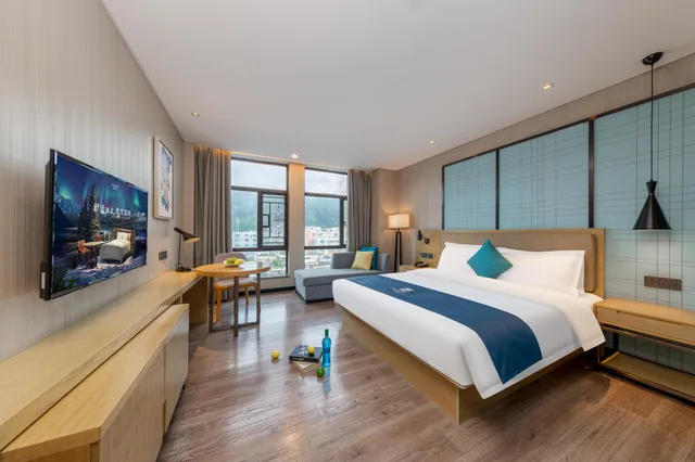 غرفة ديلوكس بسرير كينج، Echarm Hotel Guangzhou Dayuan Time Plaza 1/1