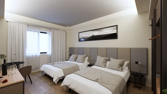 غرفة كلاسيكية رباعية بسرير كوين، Acca Sporting Hotel 3/10