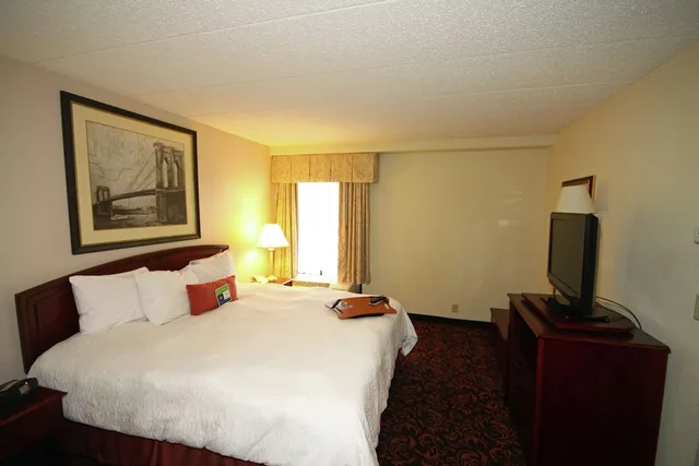 غرفة بسرير كينج بحوض استحمام لذوي الإعاقة، Hampton Inn Woodbridge 3/5